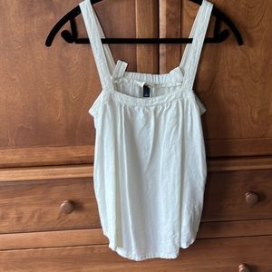 Universal threads white tank top size S